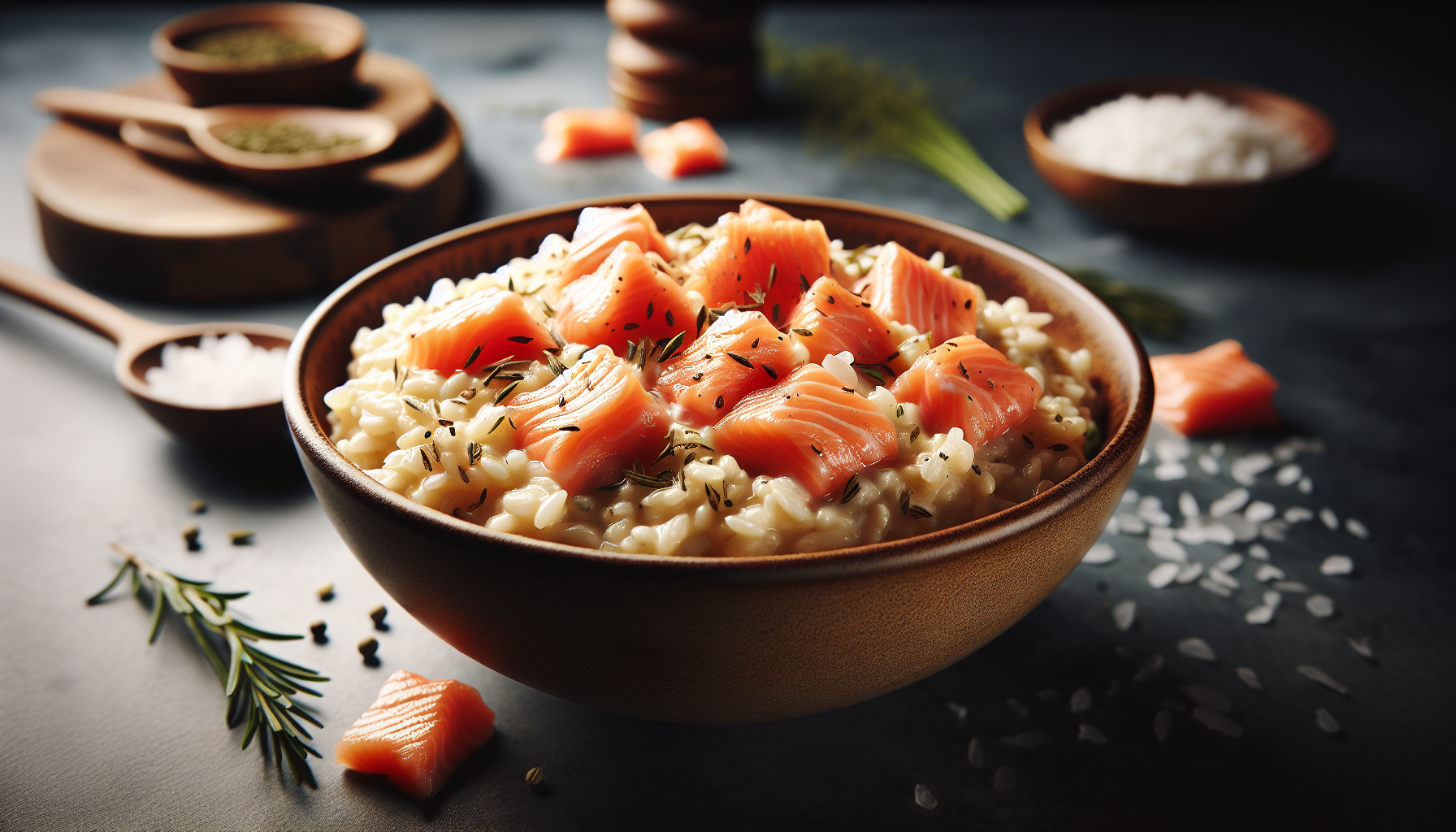 risotto al salmone